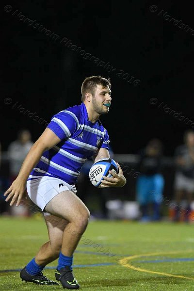 Wheaton Men\'s Rugby vs Mass Maritime.  Photo by Keith Nordstrom